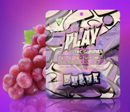 Product: Play | Gummies - 200mg - Grape