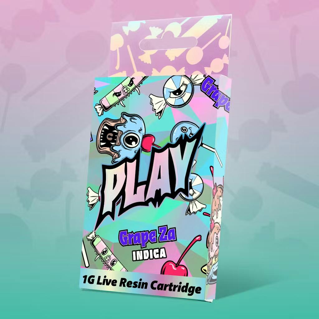 Play - 1g Cartridge - Grape Za