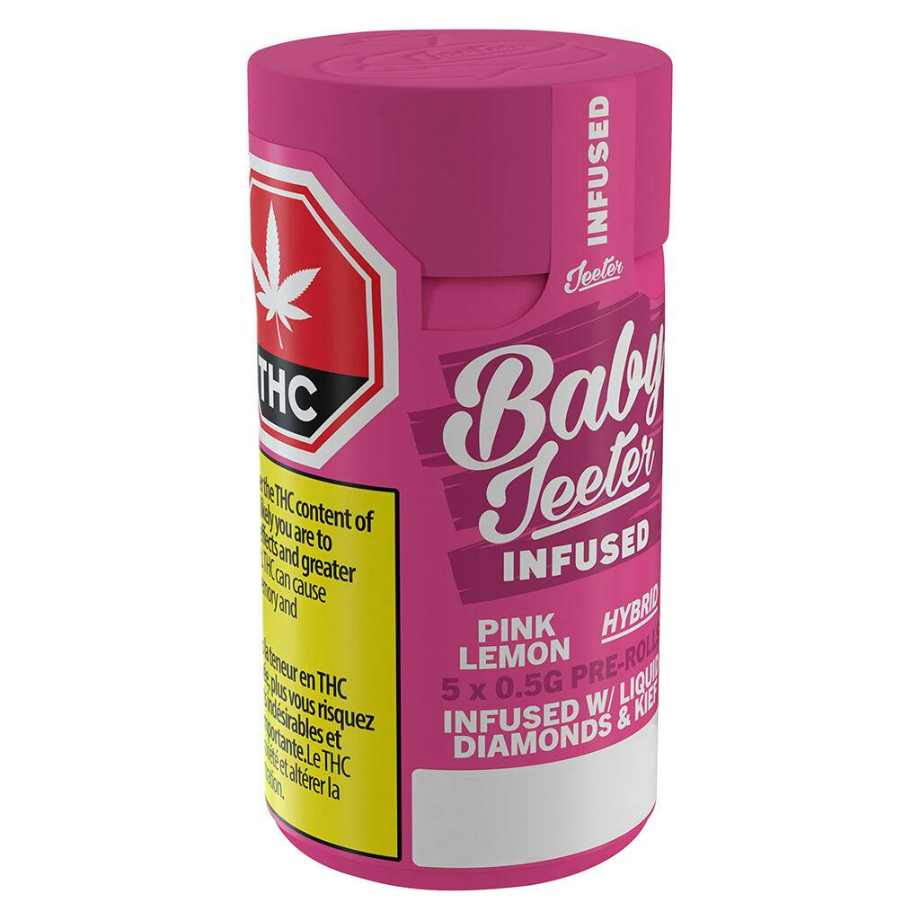 Jeeter - pink lemon infused baby jeeters - 5x0. 5g