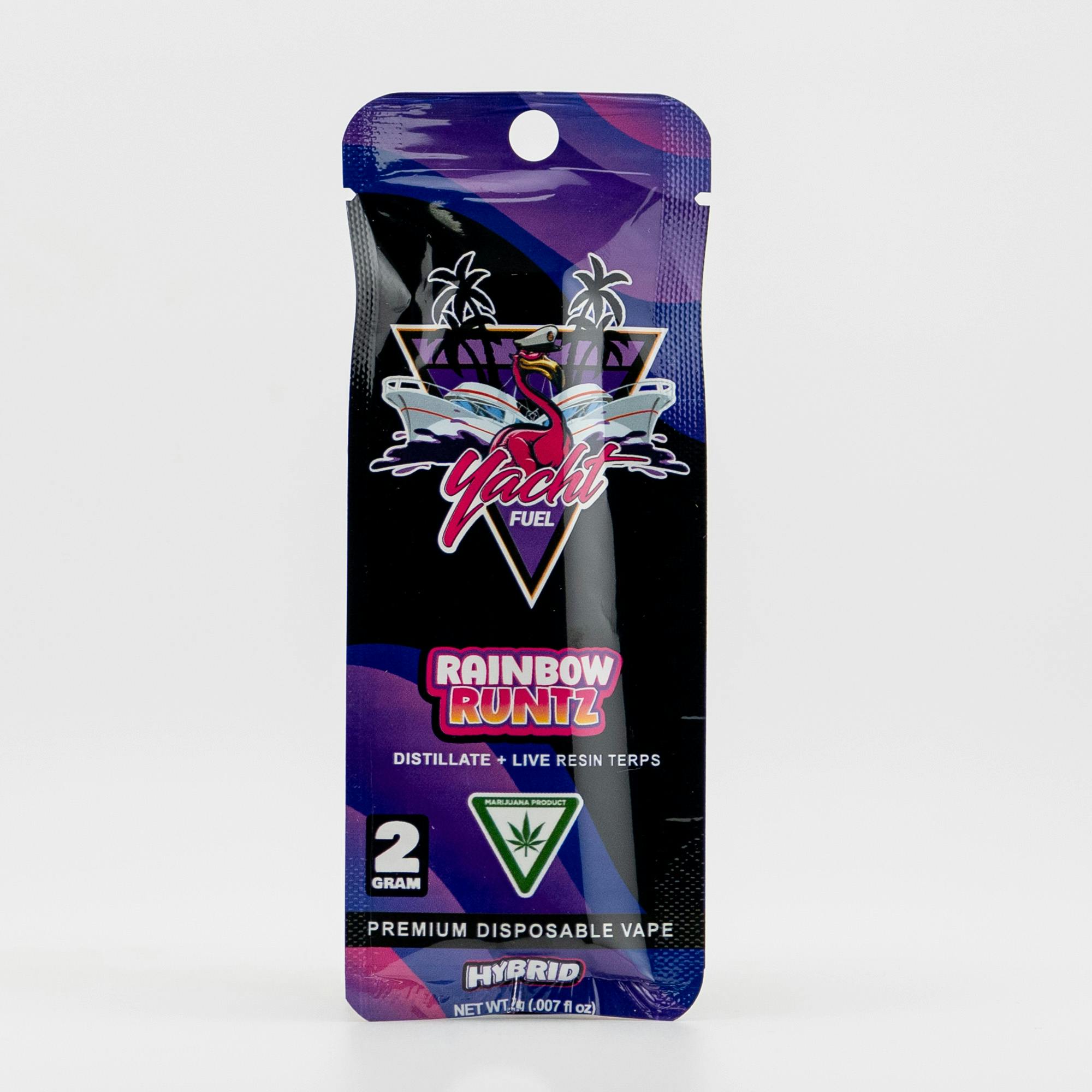 Yacht Fuel - 2g Disposable - Rainbow Runtz