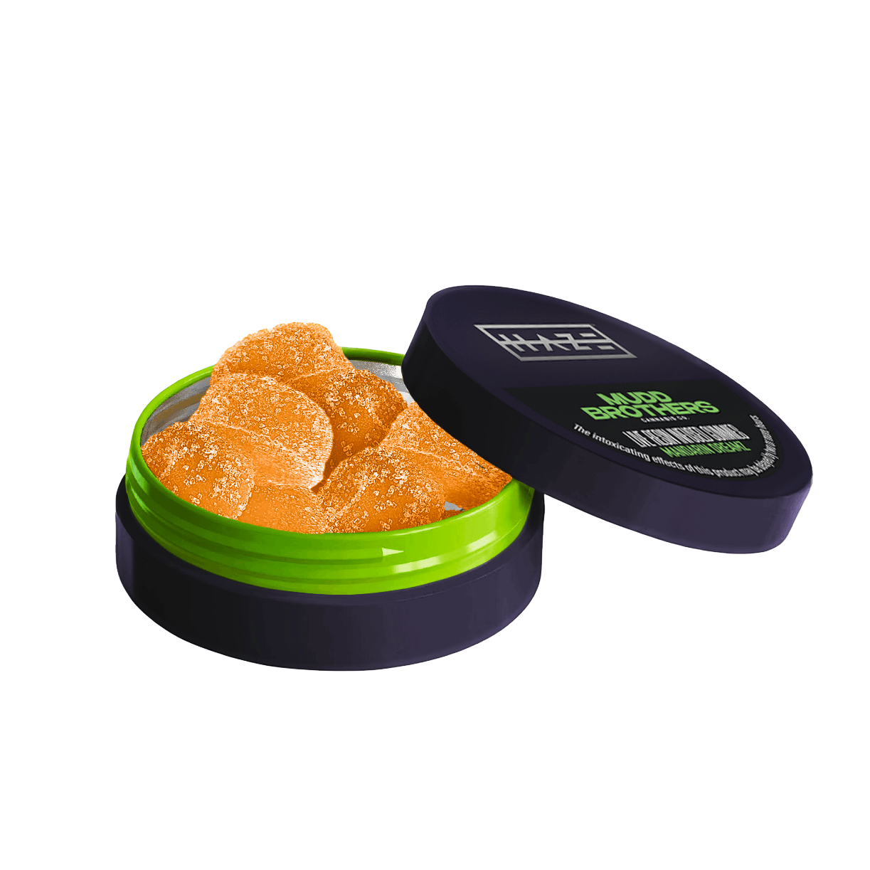 Haze X Mudd Brothers Mandarin Dreamz Live Resin Gummies
