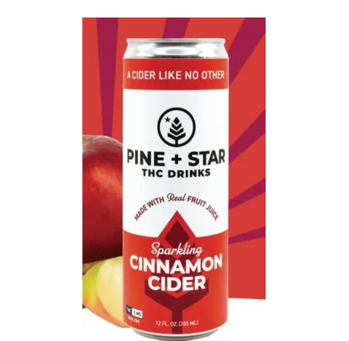 Photo of Pine + Star Cinnamon Cider 5mg 12oz