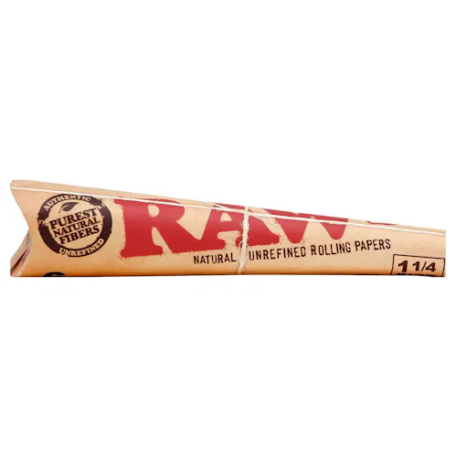 RAW | CLASSIC 1 1/4 SIZE PRE-ROLLED CONES | (6 PACK)-active