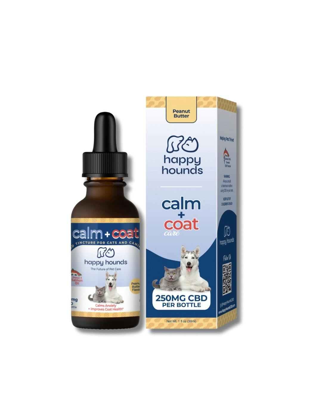 Happy Hounds | Calm + Coat | Salmon Oil | 250mg