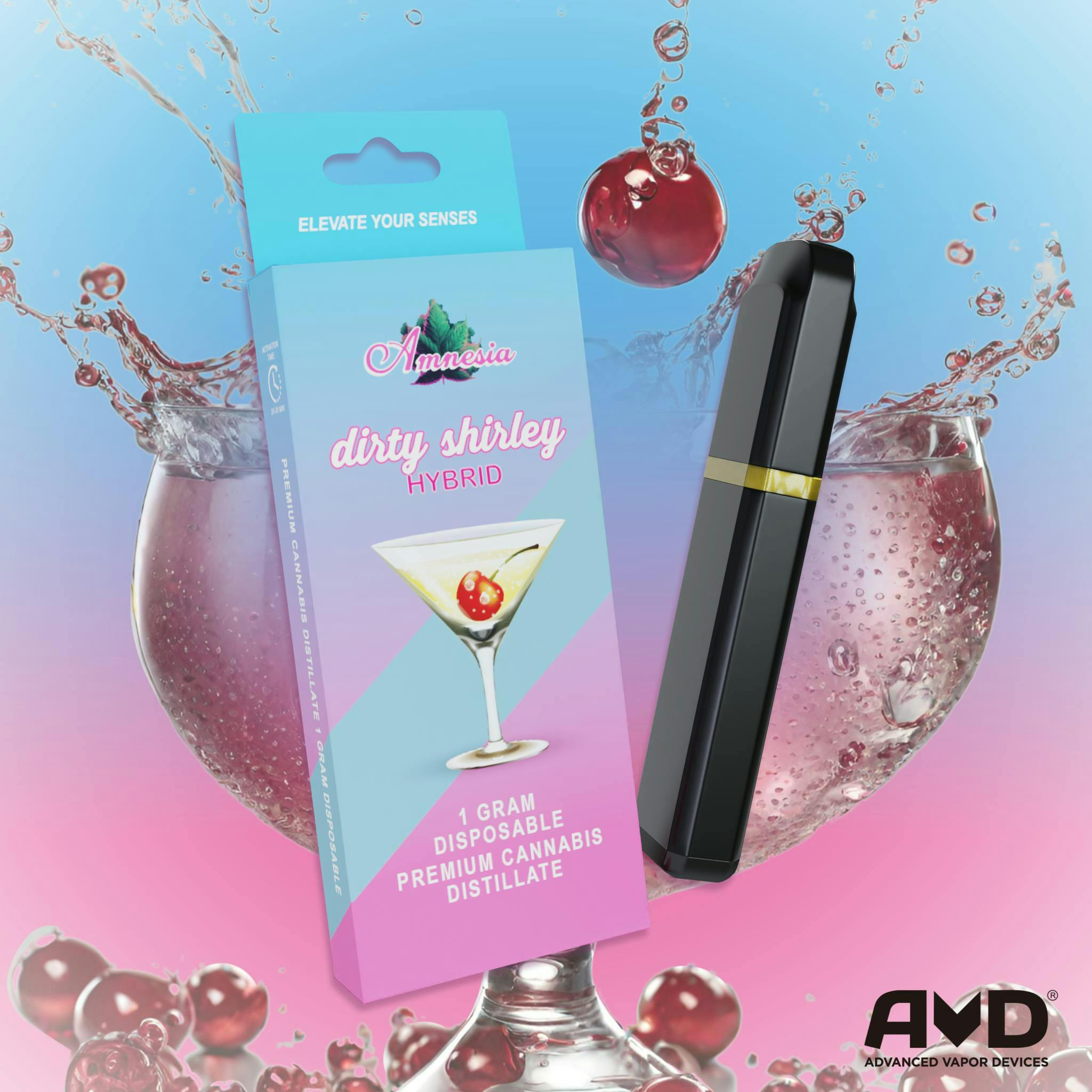 Amnesia - 1g Disposable - Dirty Shirley