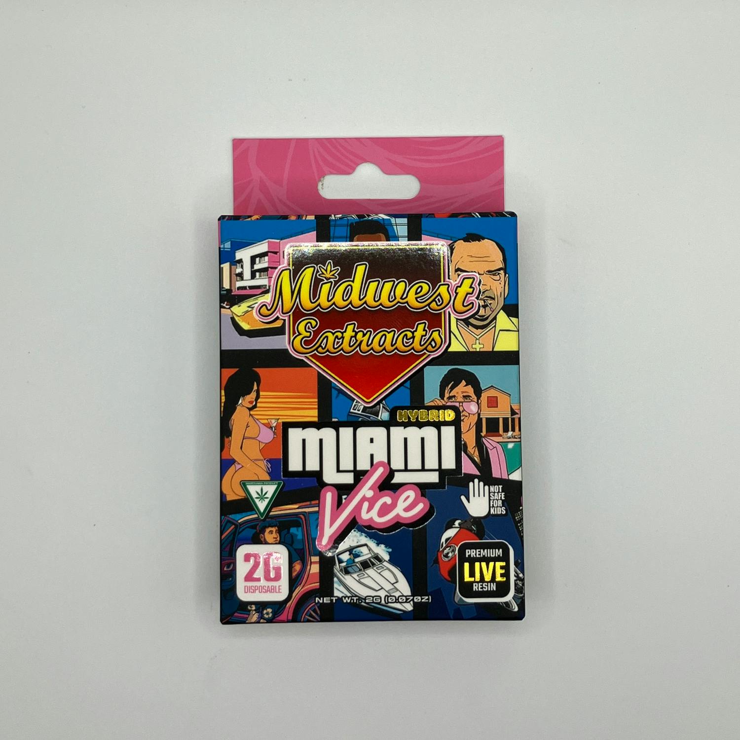 Midwest Extracts | Live Resin Disposable - 2g - Miami Vice