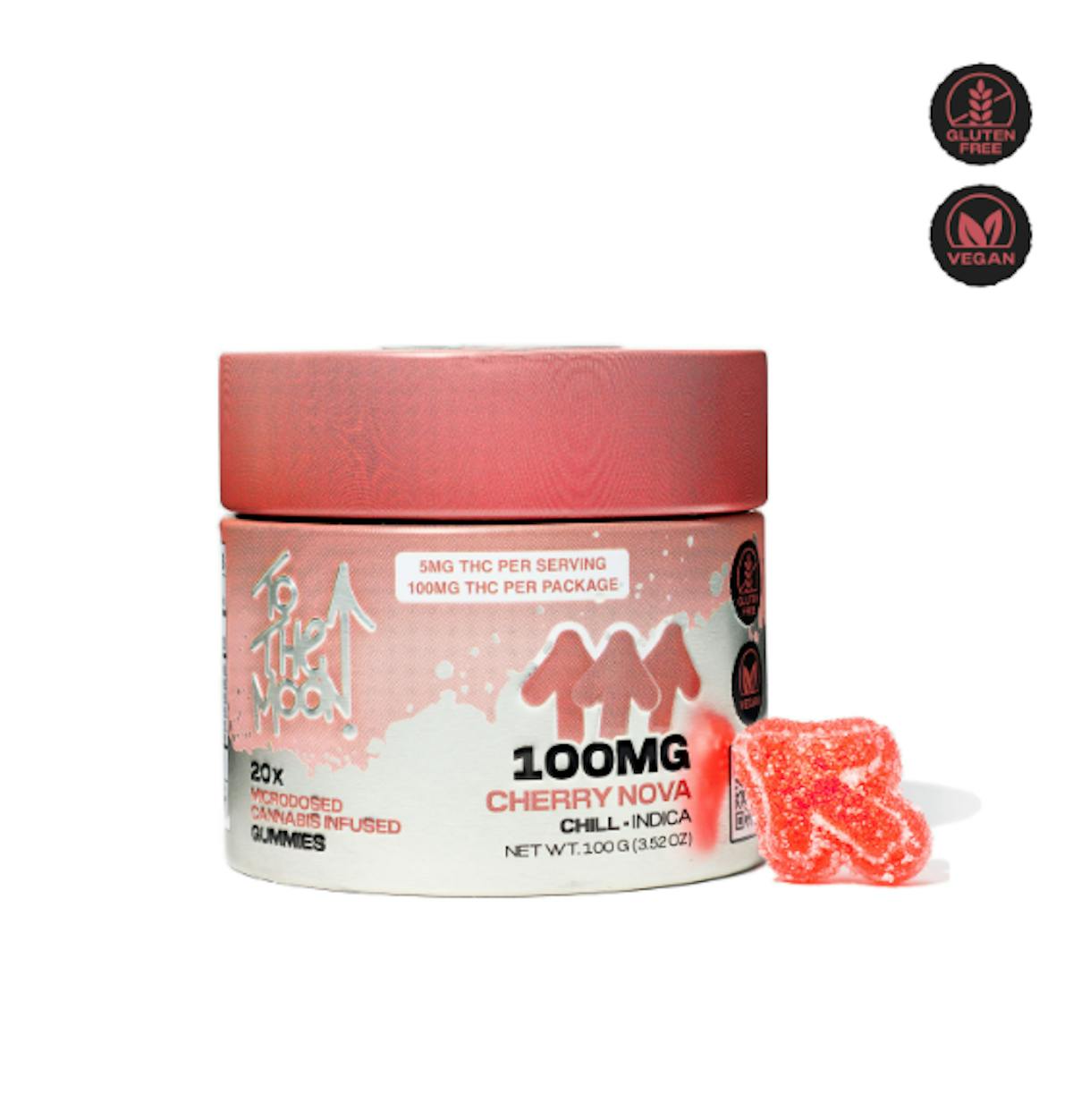 Image of Cherry Nova | 100mg Gummies (5mg/20ct)