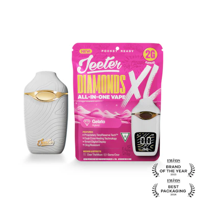 Jeeter - 2g Liquid Diamond Disposable - Gelato - DISPOSABLES by Jeeter at King of Budz