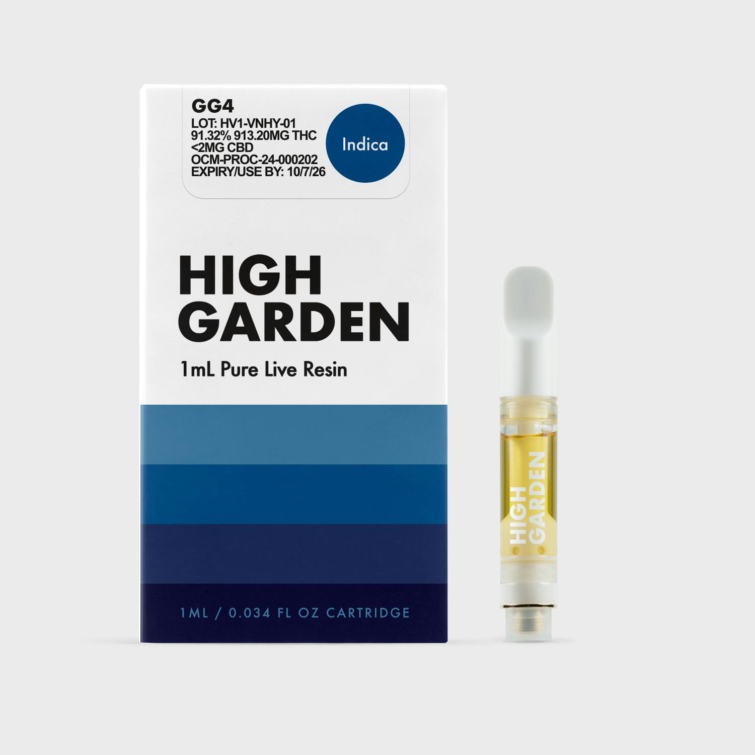 Cart | High Garden | GG4 | Live Resin 510 Cart | 1g