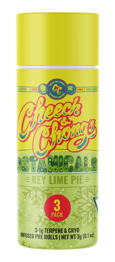 Cheech & Chong - 3-Pack 1g Infused Prerolls - Key Lime Pie