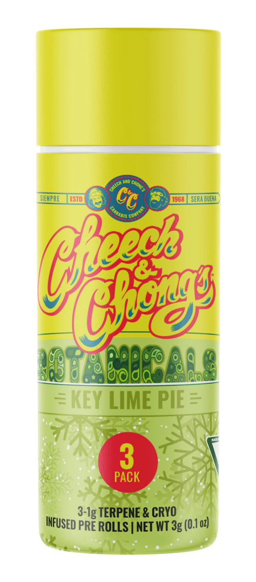 Cheech & Chong - 3-Pack 1g Infused Prerolls - Key Lime Pie