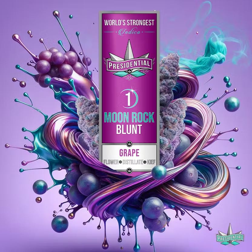 Presidential | Grape | Moon Rock Blunt | 1.5g