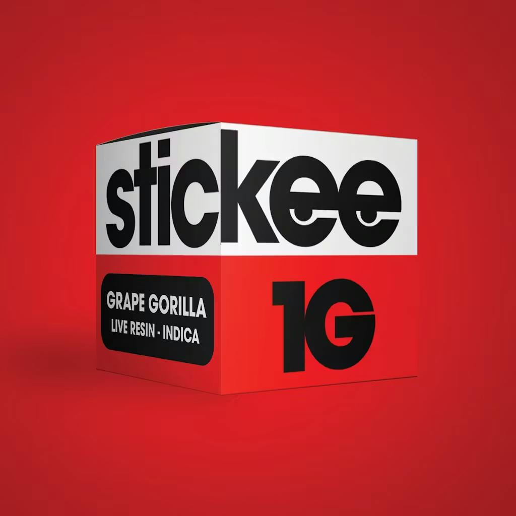 Stickee - 1g Live Resin - Grape Gorilla