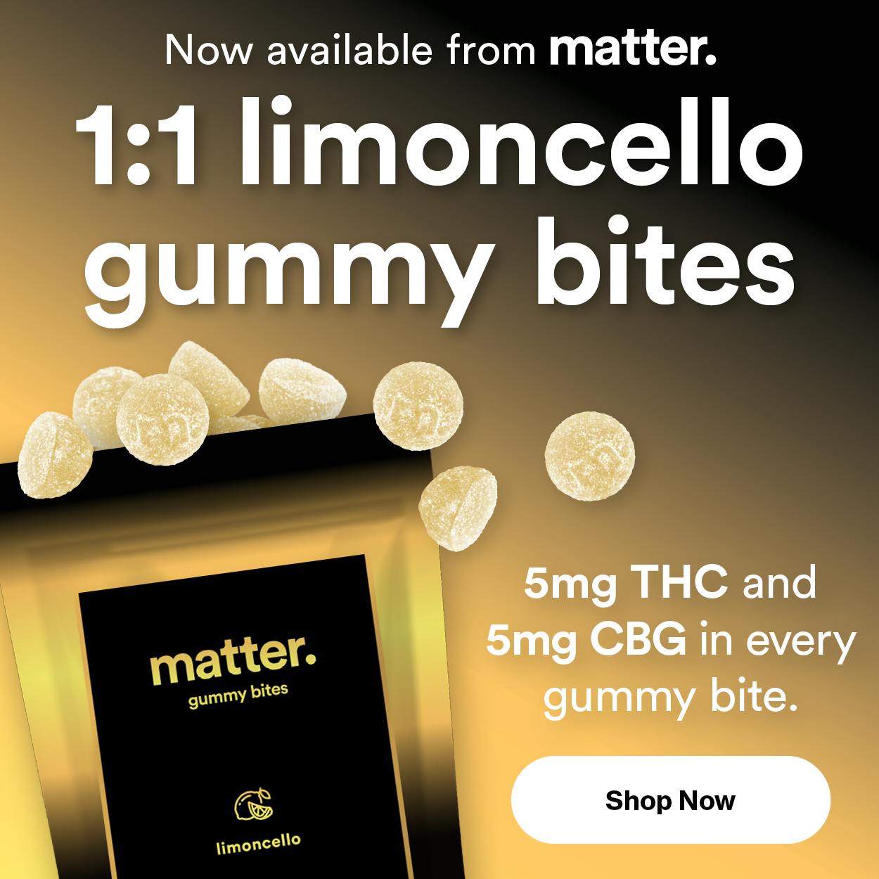 image of Limoncello | 100mg THC+CBG 1: ummies (10mg/10ct)