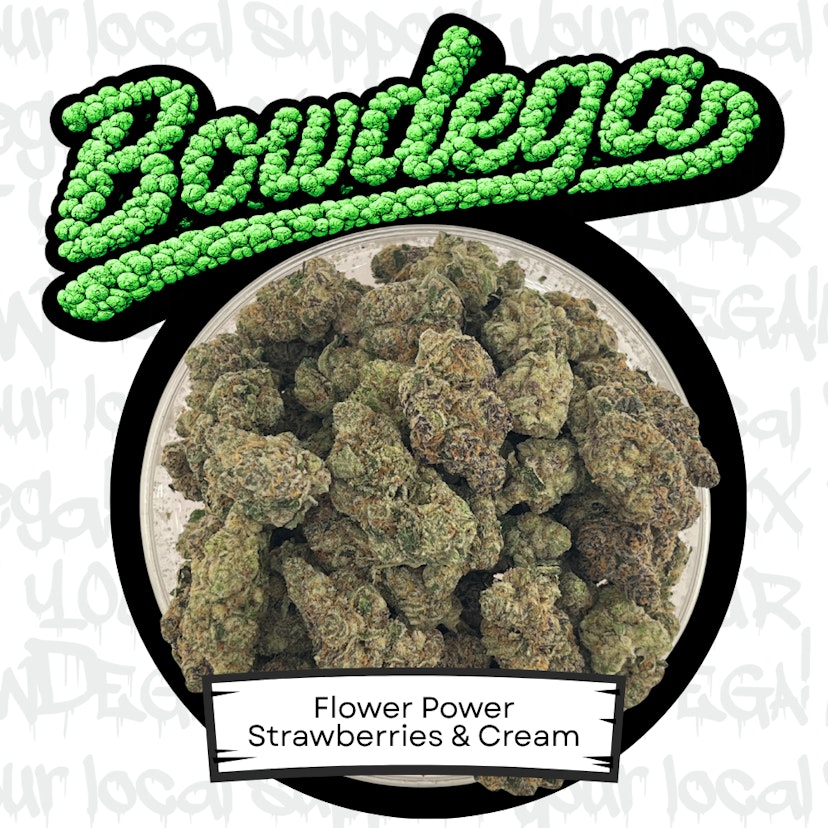 Flower Power | Strawberries & Cream