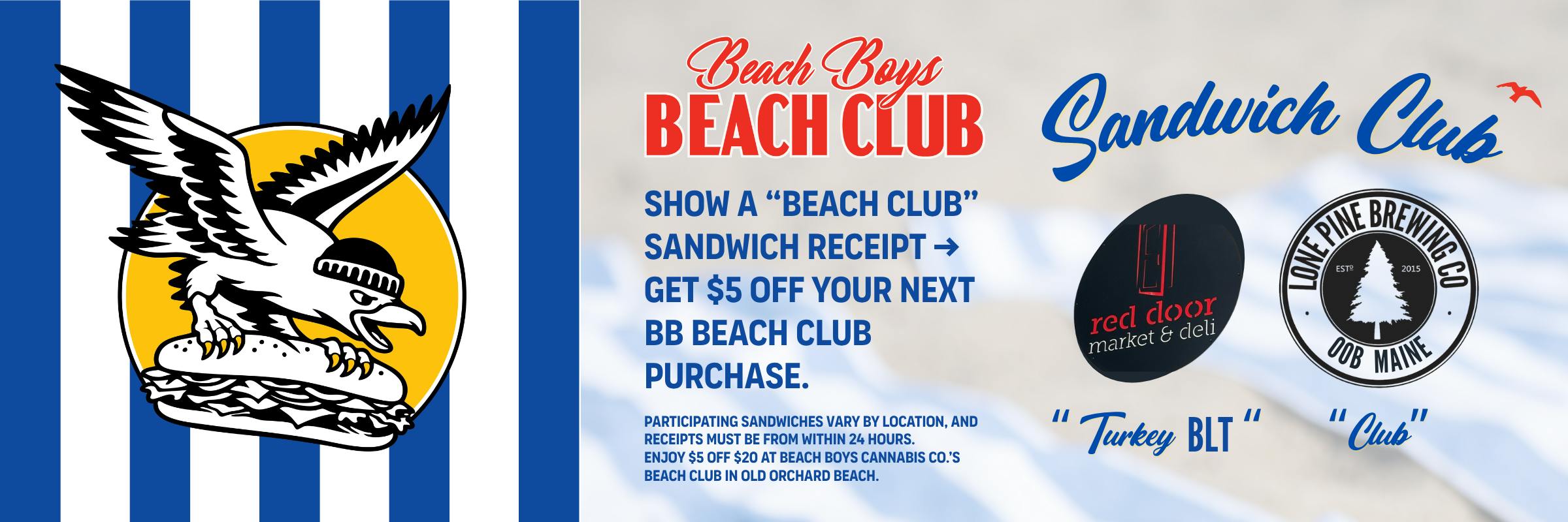 Eat Local + Shop Local w/ BB Beach Club's OOB Sandwich Club