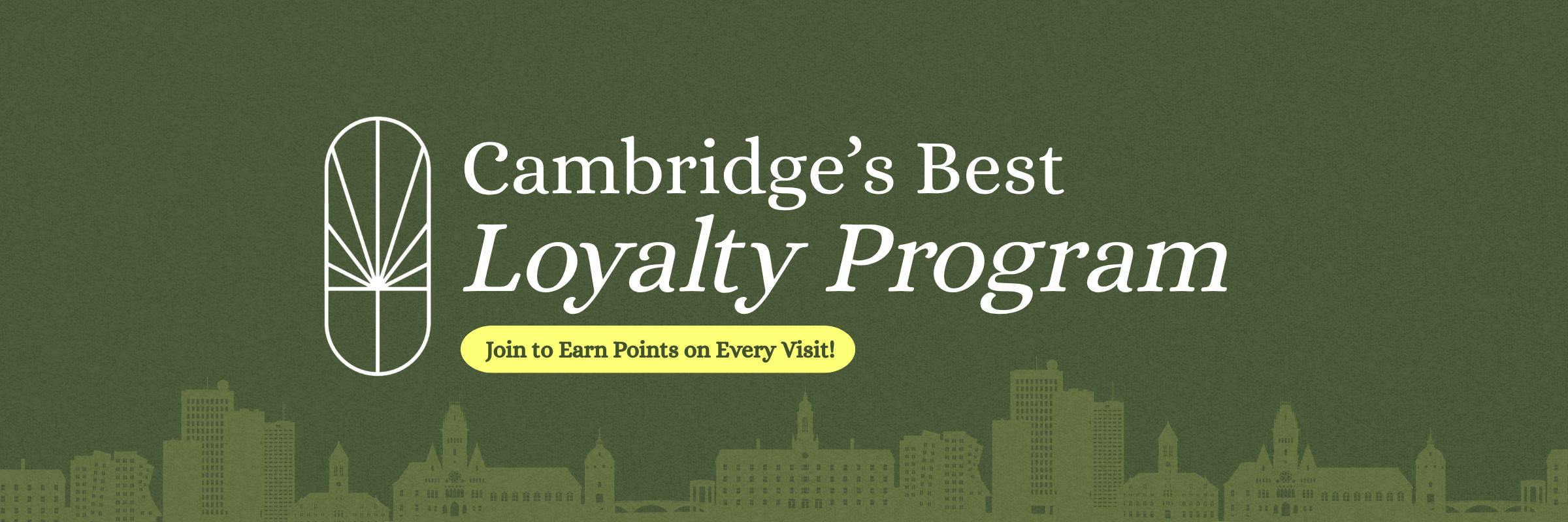 Greene Street has Cambridge's best loyalty program! Join to earn points on every visit.