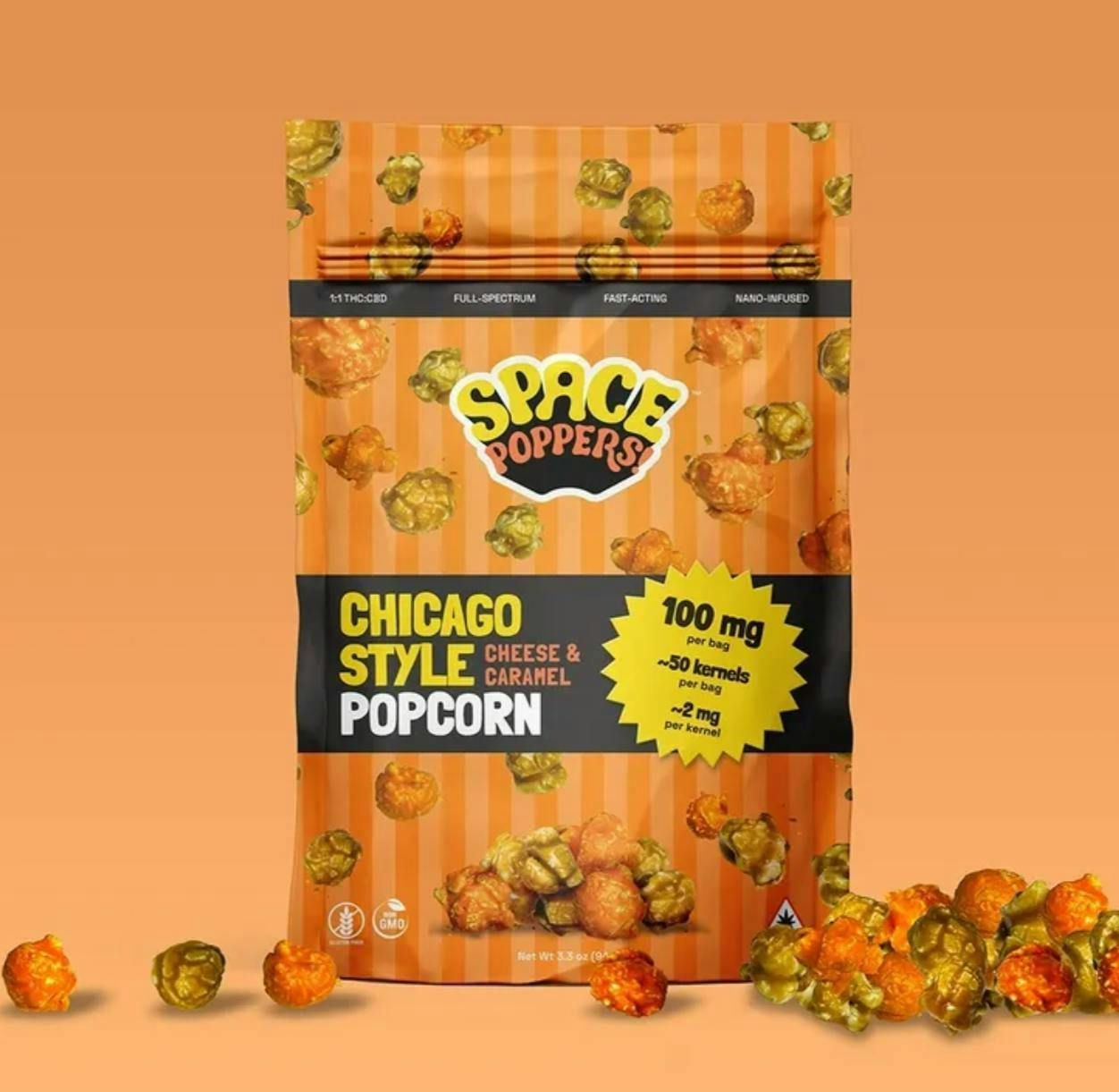 Product Space Poppers | Chicago Style | Popcorn | 1:1 | 100mg