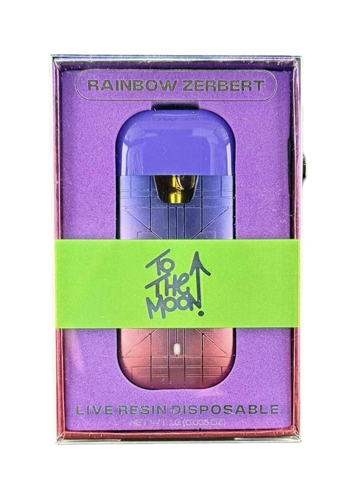Photo of To The Moon | Rainbow Zerbert Live Resin Vape 1g