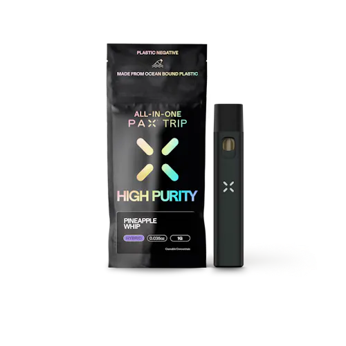 PAX Pineapple Whip All In One High Purity THC Disposable Vape Pen 1000mg-active