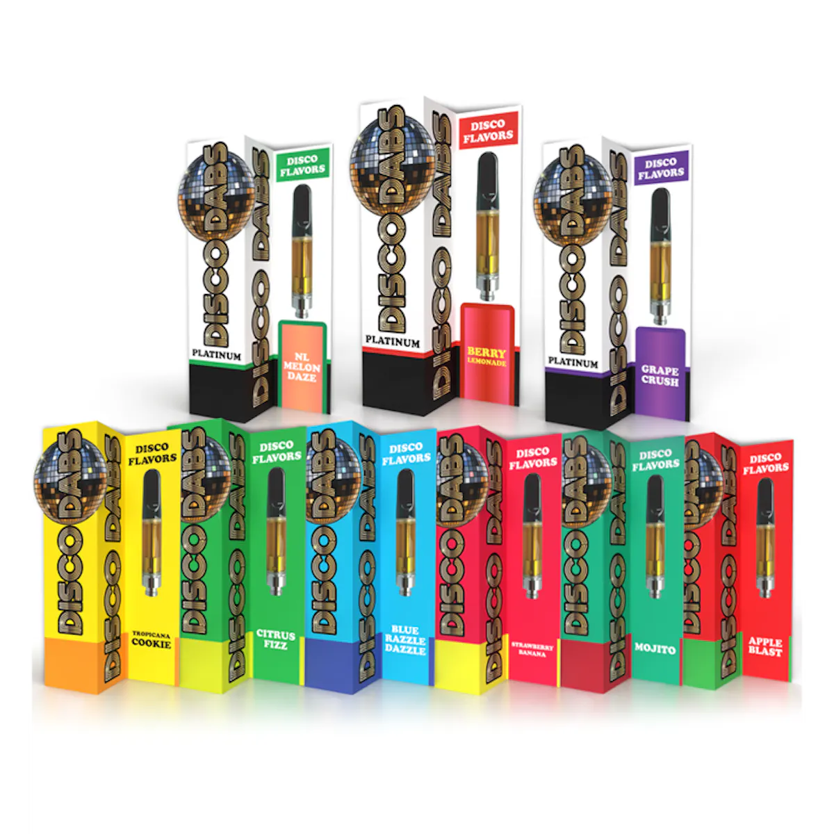 Disco Dabs 1g NL MELON DAZE Disco Flavors Flavored Distillate Vape