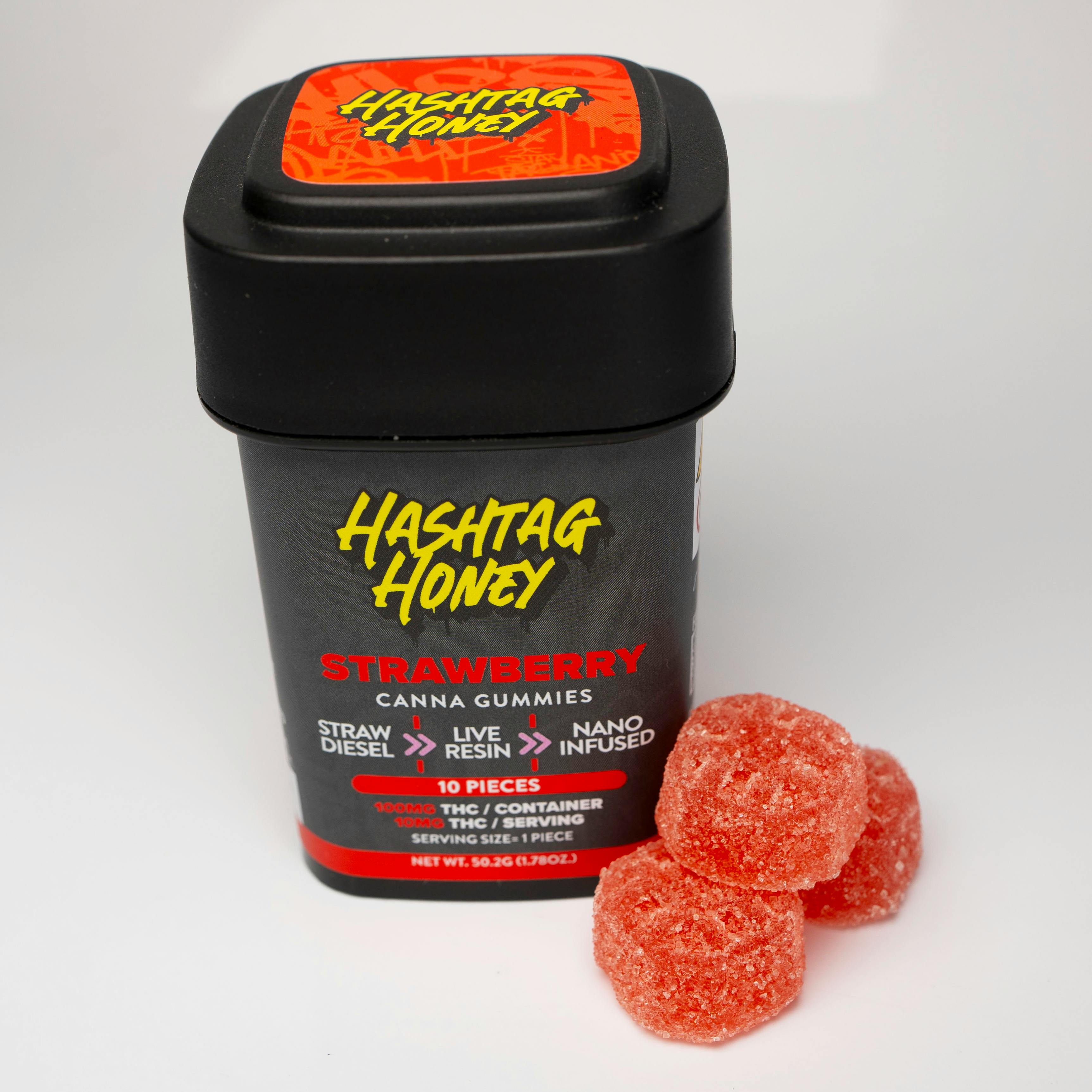 Hashtag Honey Strawberry Live Resin Gummy