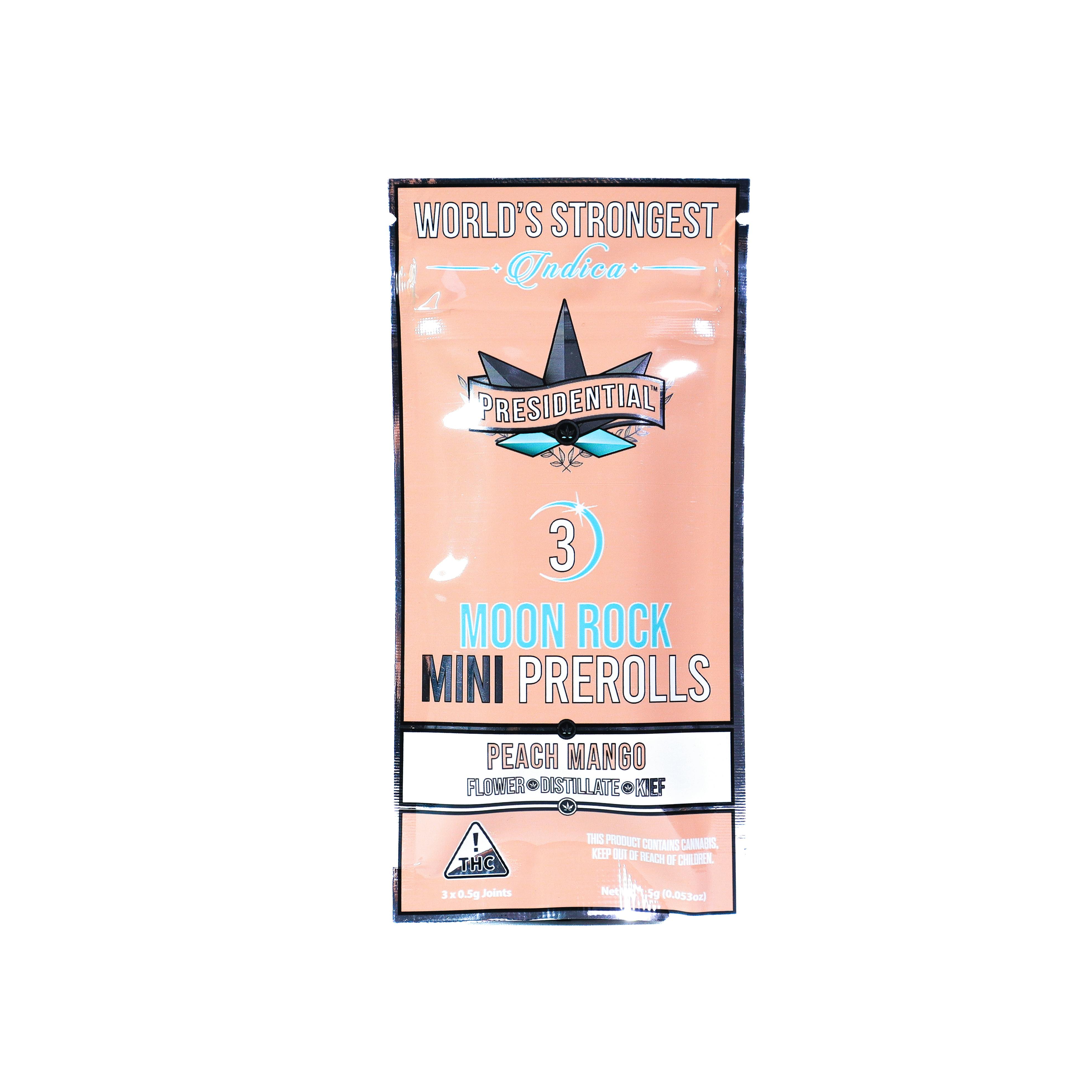 Presidential Presidential | Peach Mango Moon Rock Mini 3pk Blunts
