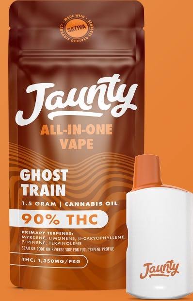 Jaunty AIO Palm Vape | 1.5g | Ghost Train