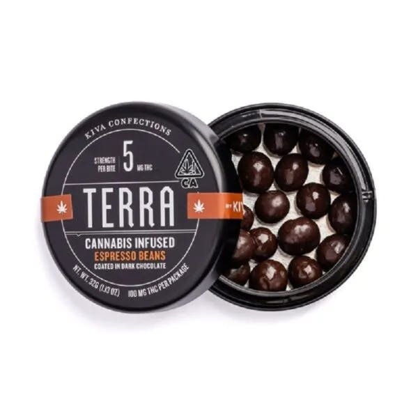 Terra | Dark Chocolate Espresso Bean Bites | 100mg