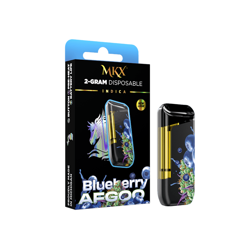 2g MKX Disposable - Blueberry Afgoo 2g Disposable - Indica