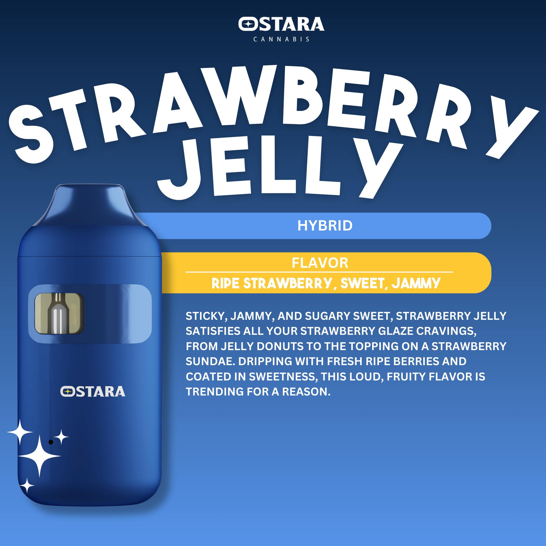Disposable 1g | Ostara Strawberry Jelly | MO Health and Wellness