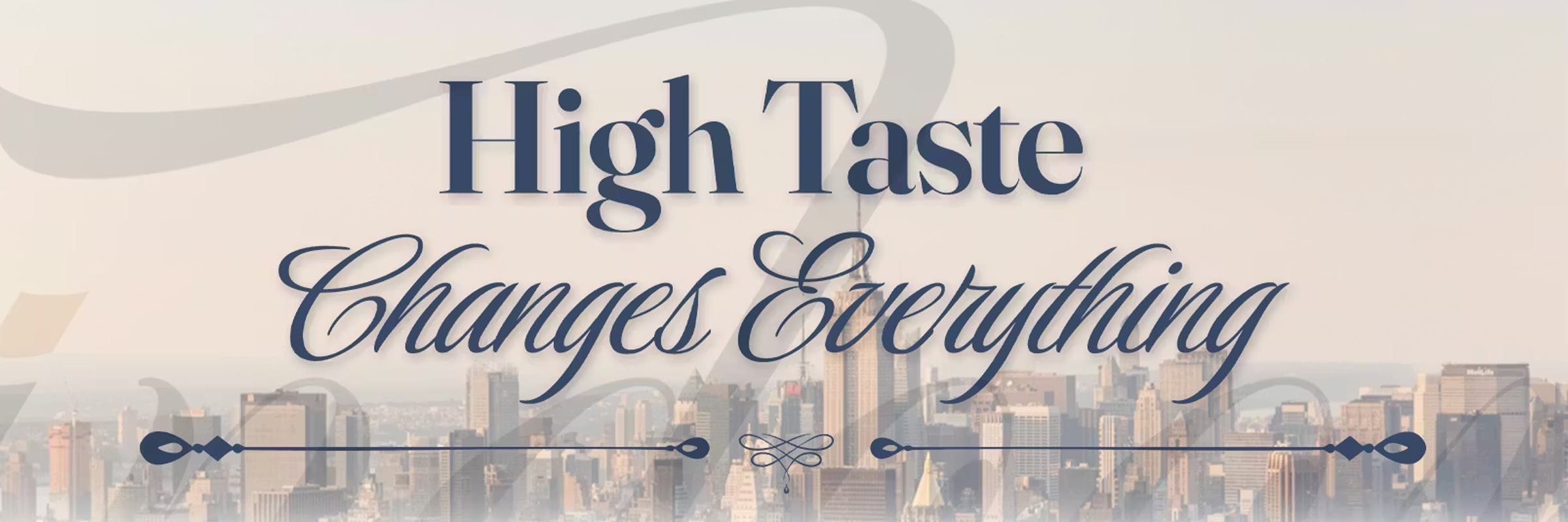 High taste Changes everything- Indoor Treez Slogan
