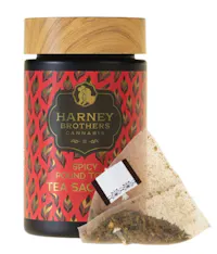 Harney Brother Cannabis - Tea Bags - Spicy Pound Town - Hot Cinnamon Spice 5 Sachet - 50mg