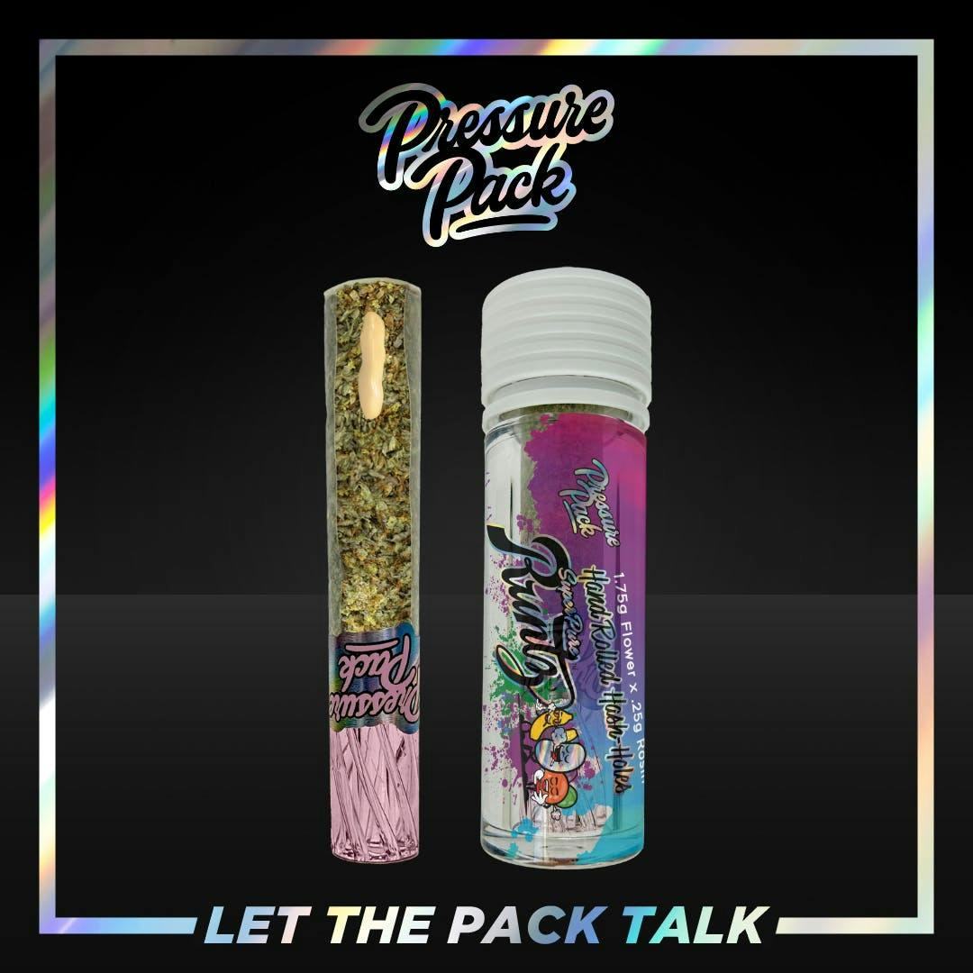 Pressure Pack Pressure Pack Hand Rolled Hash Hole Super Pure Runtz