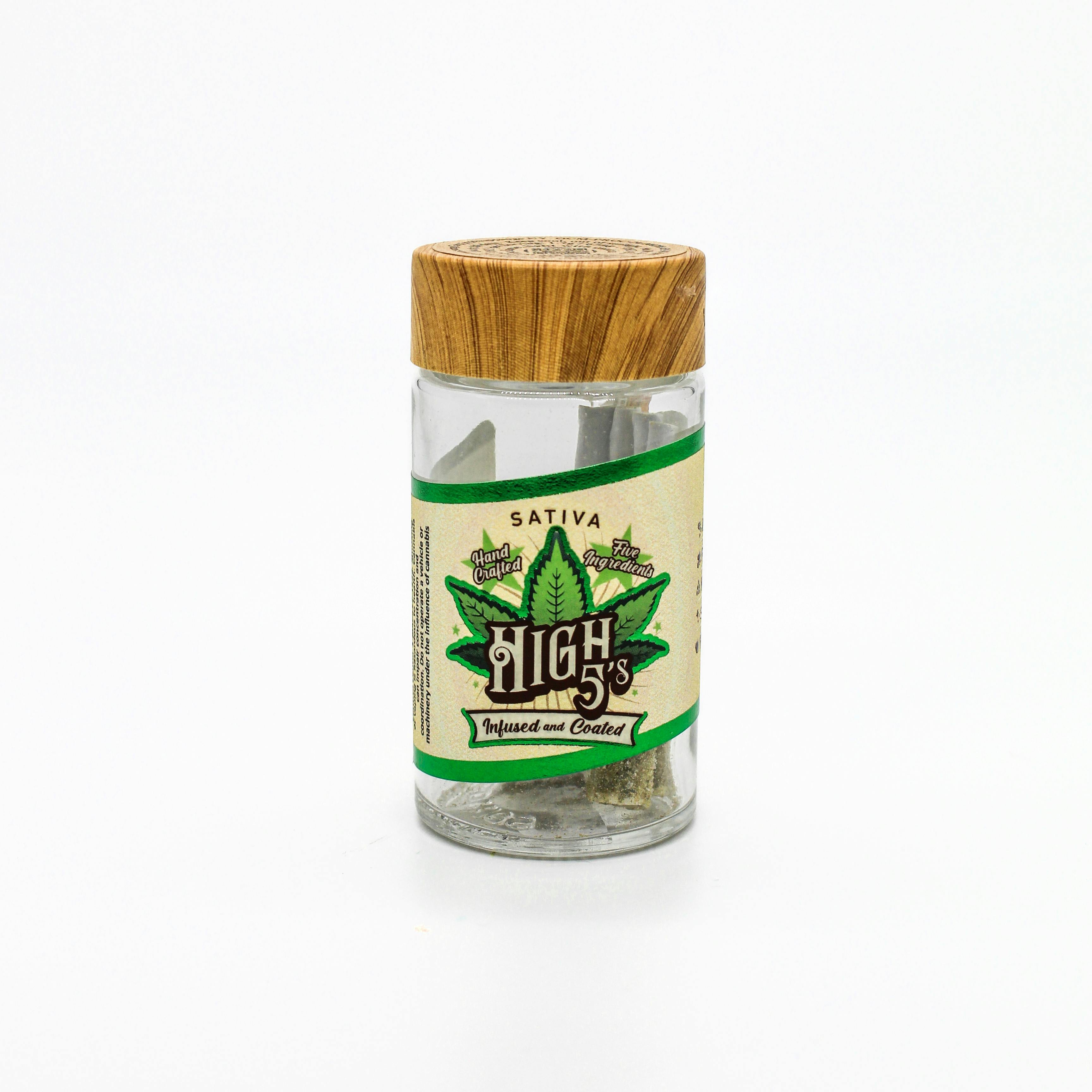 High 5's | Durban Poison x Blue Dream | PreRolls | 5pk | 4g