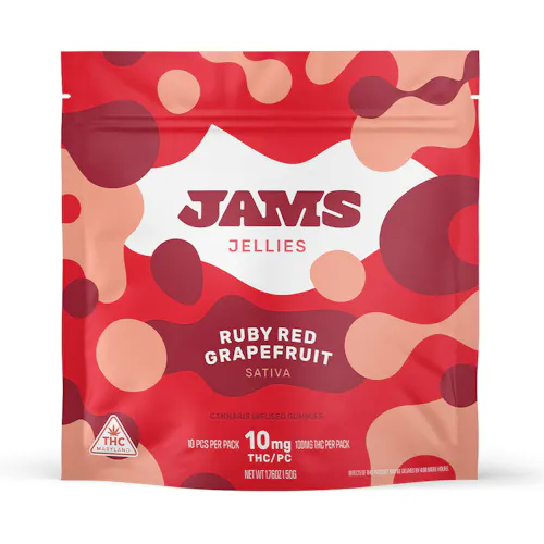 10mg Ruby Red Grapefruit Sativa Jellies /100mg-1