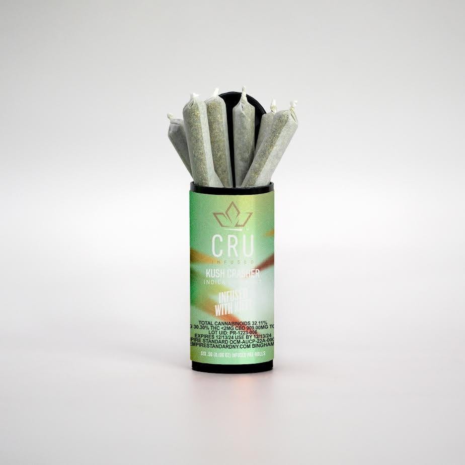 CRU Kush Crasher Infused PreRoll 6pk