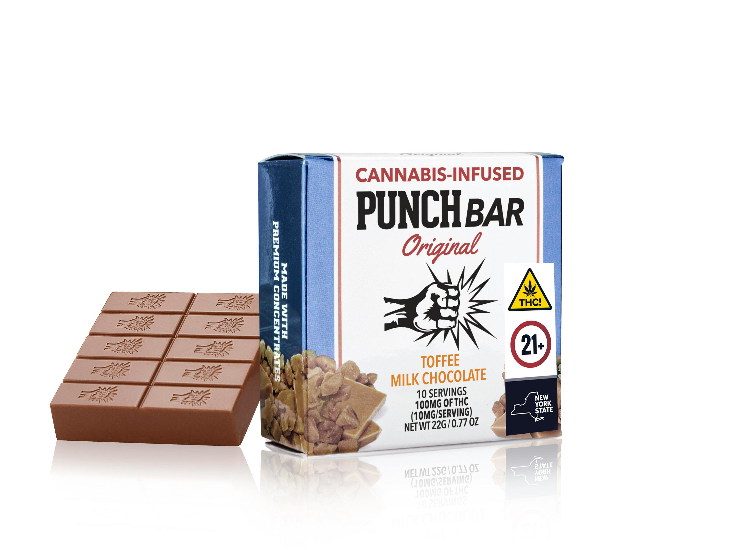 Punch | Original | Toffee Milk Chocolate | 100mg