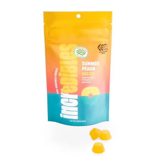 Incredibles Summer Peach – Gummies (100mg)-1