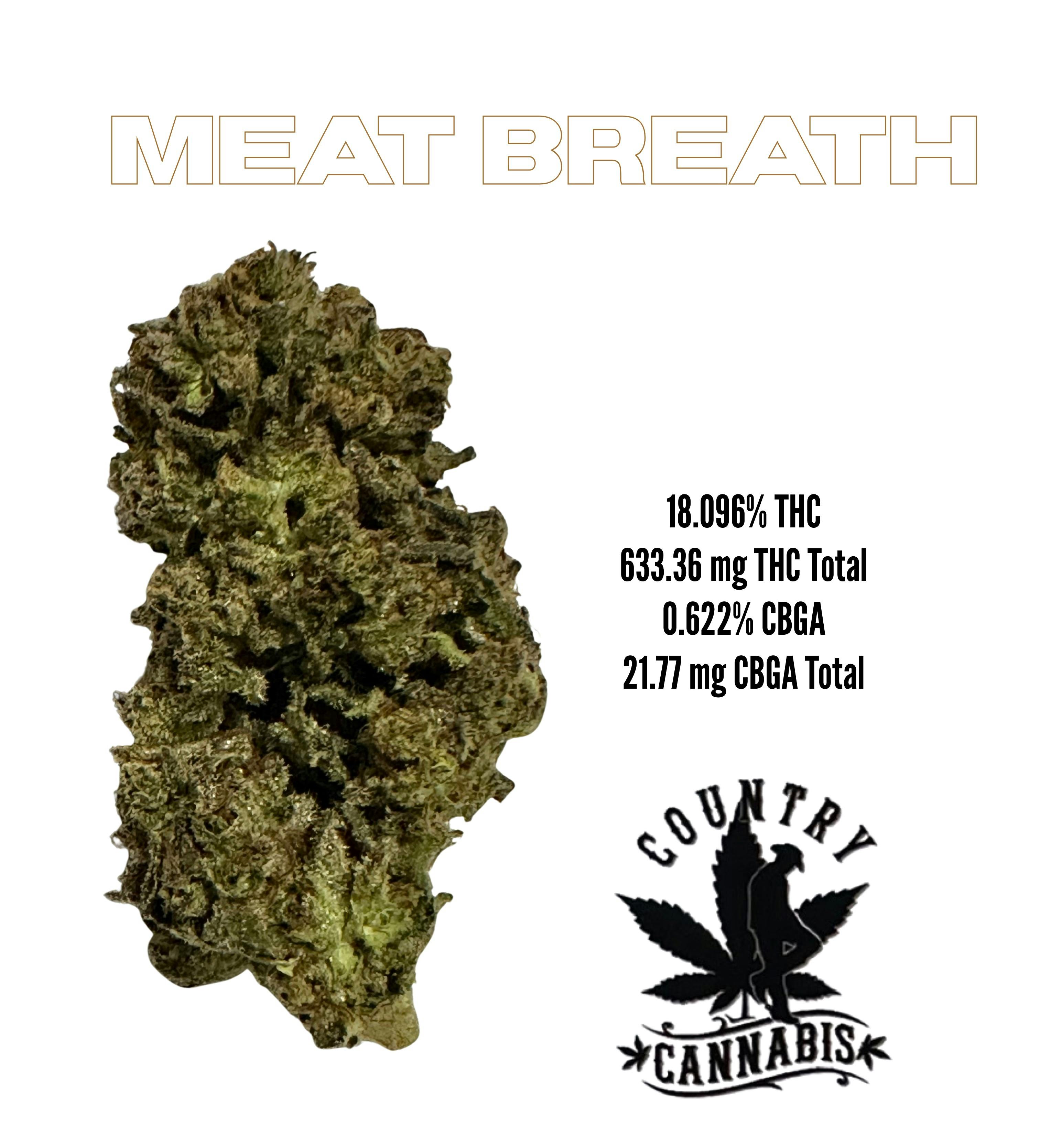 Country Cannabis | 3.5g Jar | Meat Breath