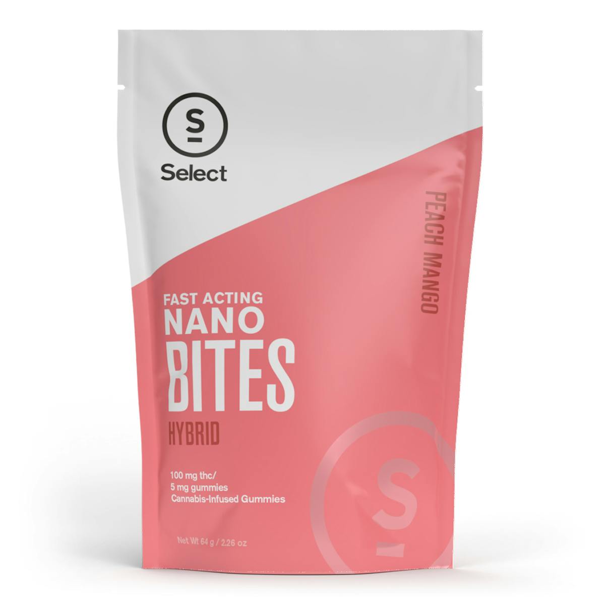 Image of Peach Mango Nano Bites | 100mg THC 20:1 gummies