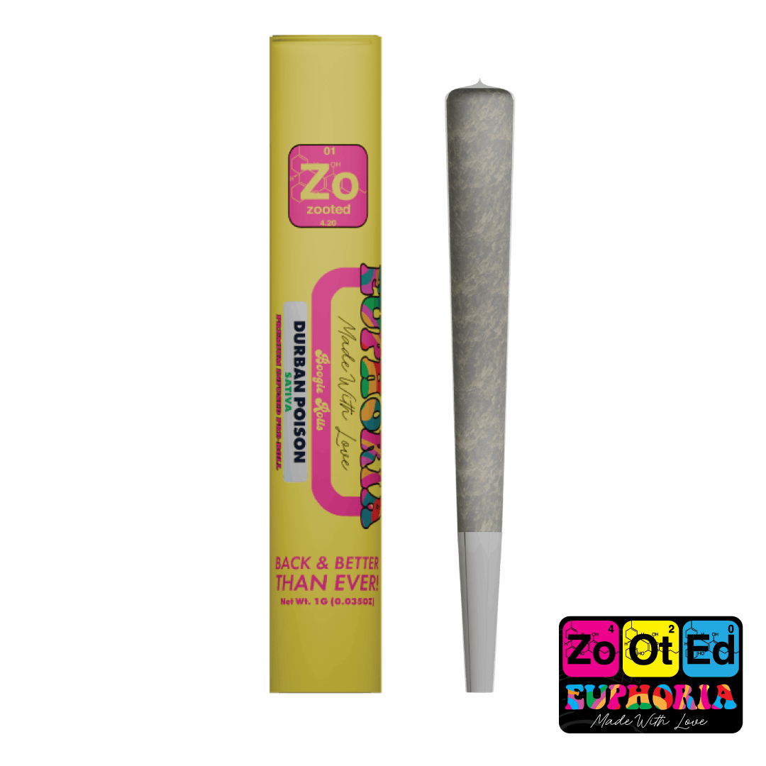 ZOOTED | DURBAN POISON | PRE ROLL SATIVA