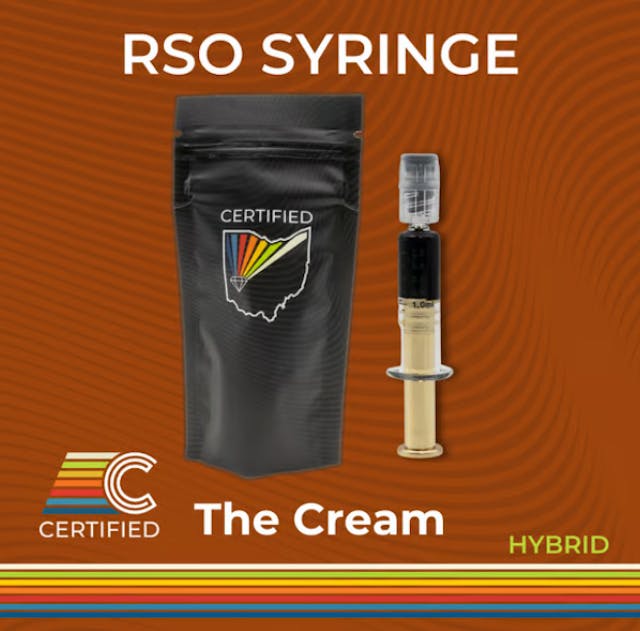 RSO, or Rick Simpson Oil, is named after a Canadian cancer patient turned cannabis activist. RSO is sometimes referred to as a "whole plant" or "full spectrum" extract because it retains the full cannabinoid, terpene, and chlorophyll profile of the source material by using specific solvents.