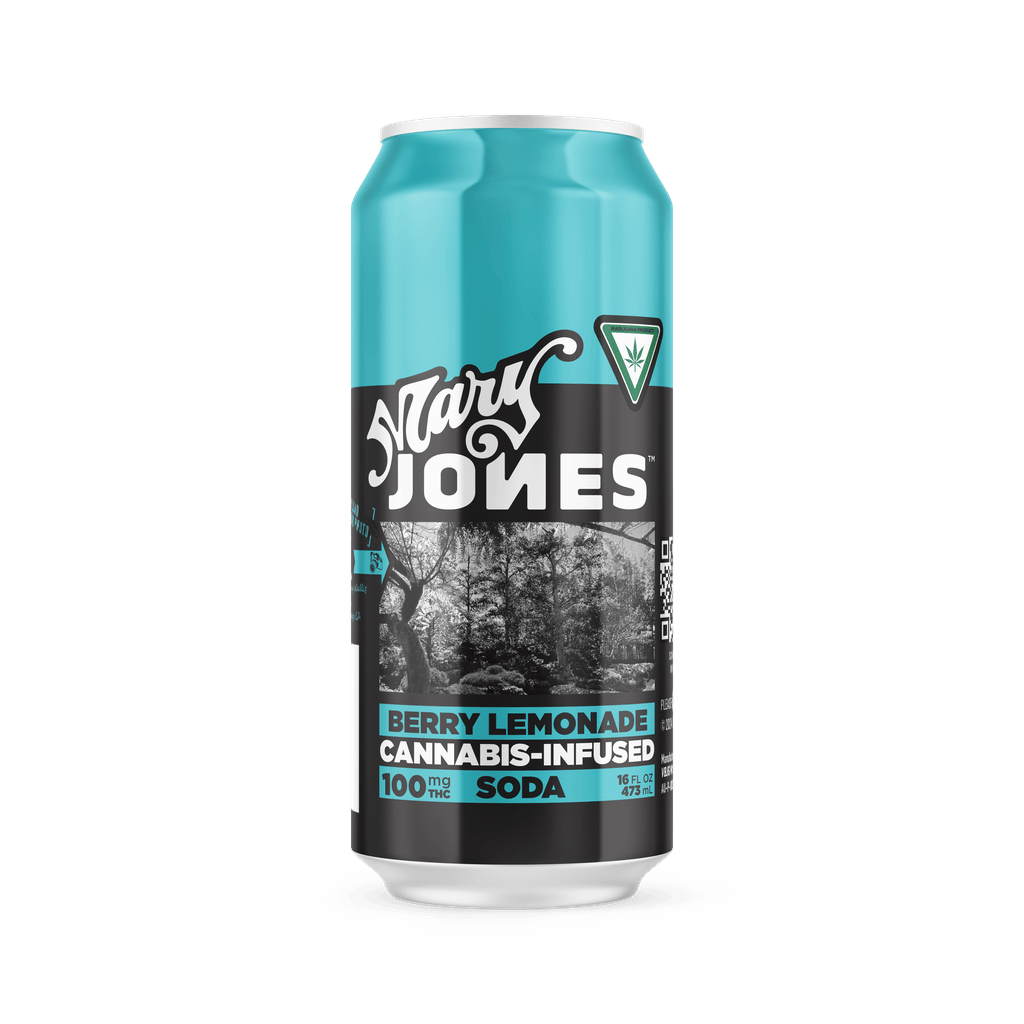 Mary Jones - 100mg Infused Soda - Berry Lemonade