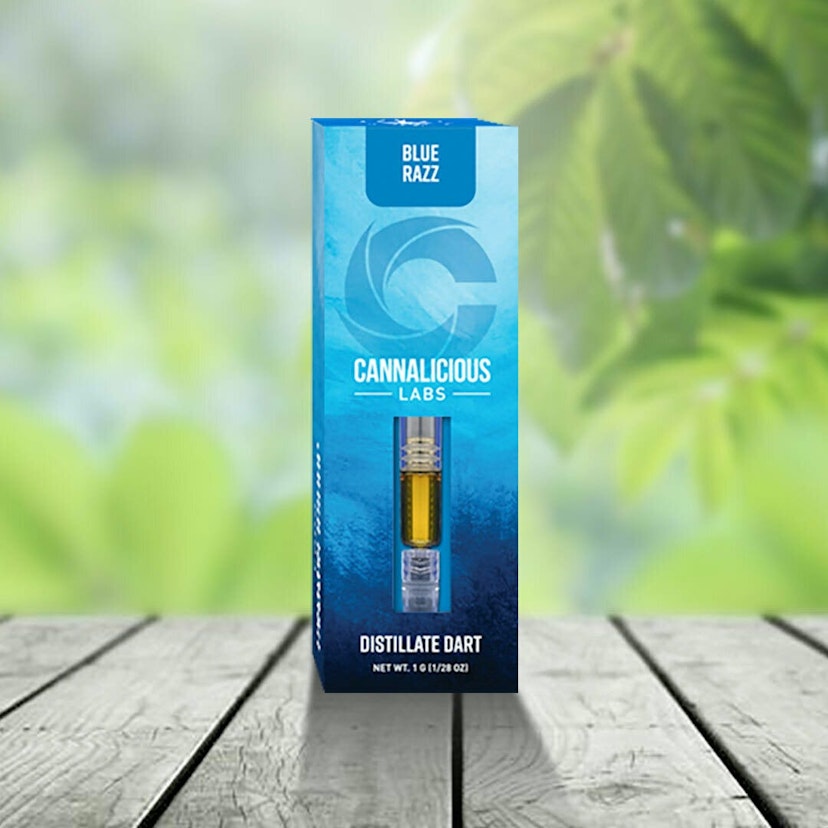 Cannalicious Distillate Dart | Blue Razz
