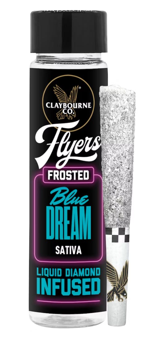 BLUE DREAM LIQUID DIAMOND INFUSED THCa DUSTED 2PK PREROLLS-0