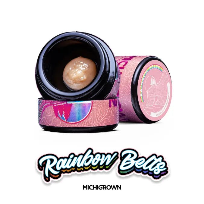 Michigrown - 1g Live Rosin - Rainbow Belts