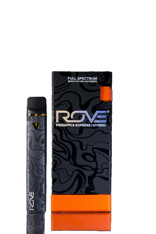 Rove Disposable Live Resin Diamond Pineapple Express 1g (hybrid, live resin disposable)