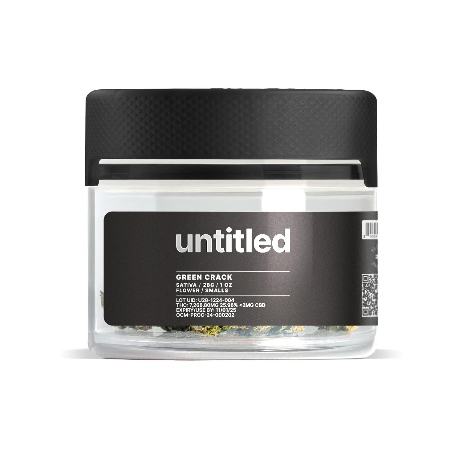 Untitled | Green Crack Smalls Flower