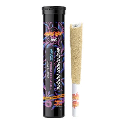 Product: Jungle Juice | Granddaddy Purple Tarantula Infused 1g Pre-Roll